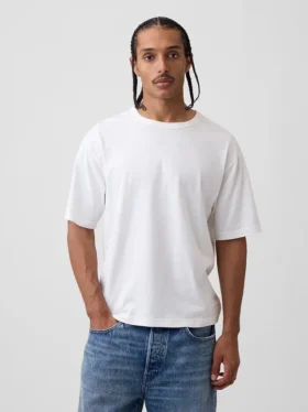 T-shirt med avslappnad passform