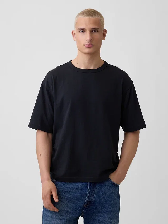 T-shirt med avslappnad passform