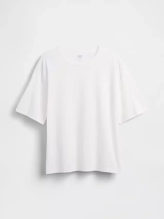 T-shirt med avslappnad passform