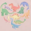 T-shirt med Dino Hearts-motiv för småbarn
