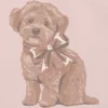 T-shirt med Doggie Bow-motiv för småbarn