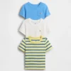 T-shirt med ficka för Baby & Småbarn (3-pack)