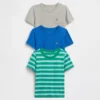 T-shirt med ficka för Baby & Småbarn (3-pack)
