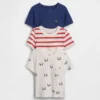 T-shirt med ficka för Baby & Småbarn (3-pack)
