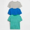 T-shirt med ficka för Baby & Småbarn (3-pack)