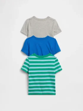 T-shirt med ficka för Baby & Småbarn (3-pack)
