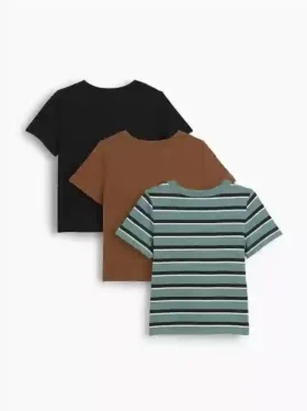 T-shirt med ficka för Baby & Småbarn (3-pack)