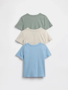 T-shirt med ficka för Baby & Småbarn (3-pack)