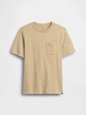 T-shirt med ficka för barn