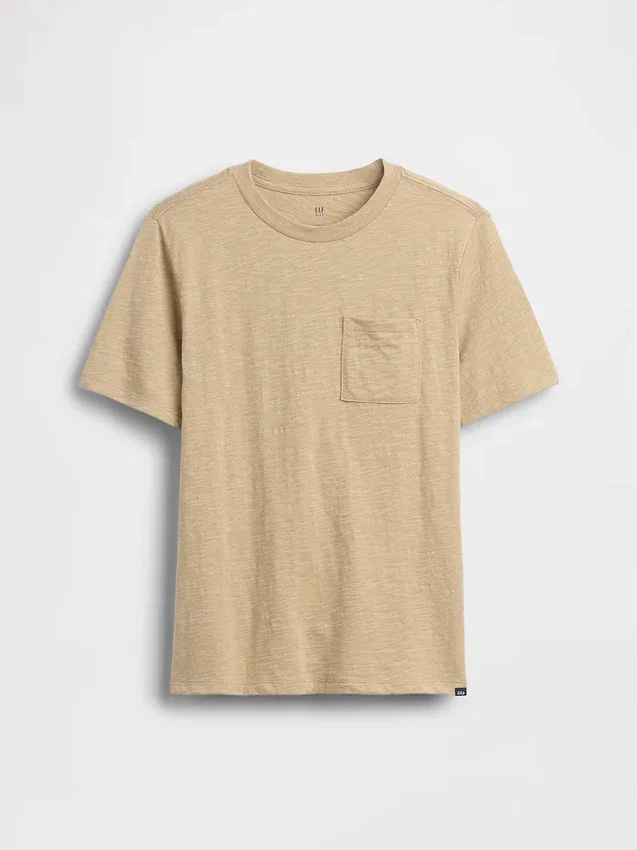 T-shirt med ficka för barn