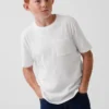 T-shirt med ficka för barn
