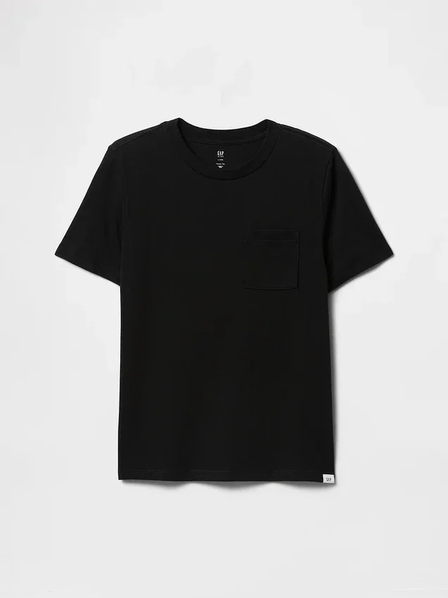 T-shirt med ficka för barn