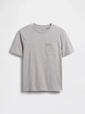 T-shirt med ficka för barn