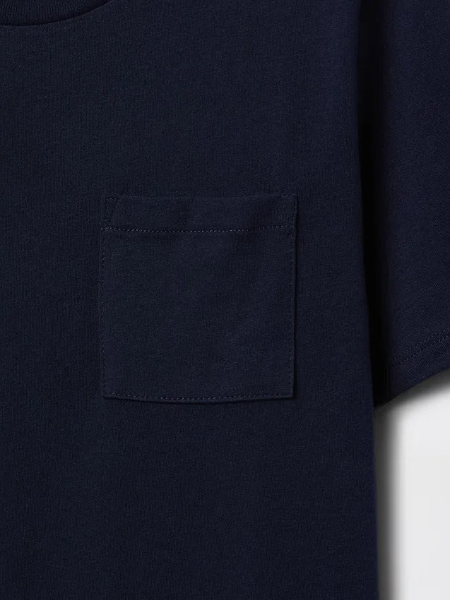 T-shirt med ficka för barn