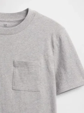 T-shirt med ficka för barn