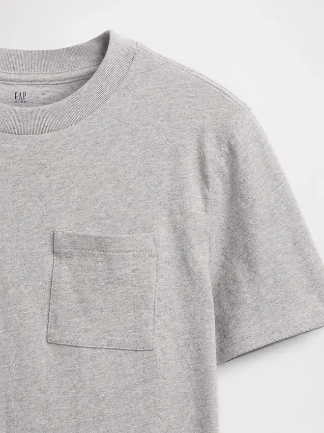 T-shirt med ficka för barn