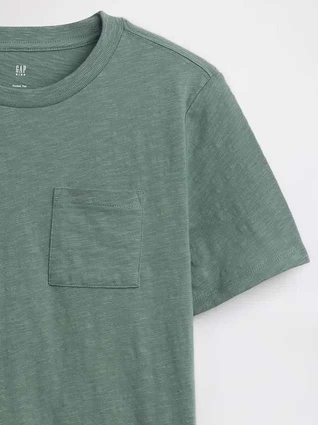 T-shirt med ficka för barn