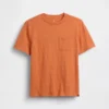 T-shirt med ficka i ekologisk bomull för barn