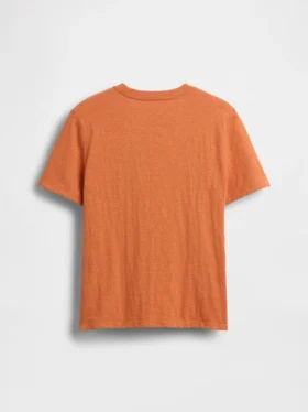 T-shirt med ficka i ekologisk bomull för barn