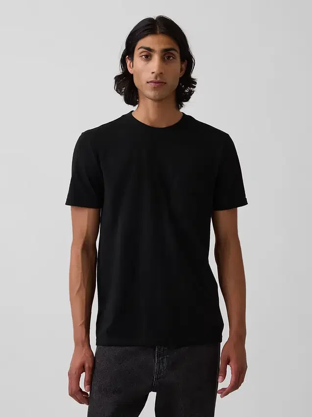T-shirt med ficka i ekologisk bomull för vuxna