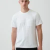 T-shirt med ficka i ekologisk bomull för vuxna