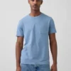 T-shirt med ficka i ekologisk bomull för vuxna