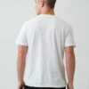 T-shirt med ficka i ekologisk bomull för vuxna