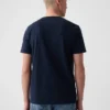 T-shirt med ficka i ekologisk bomull för vuxna