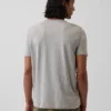 T-shirt med ficka i ekologisk bomull för vuxna