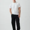 T-shirt med ficka i ekologisk bomull för vuxna