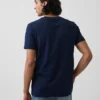 T-shirt med ficka i ekologisk bomull för vuxna