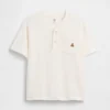 T-shirt med ficka och henleykrage för Baby & Småbarn
