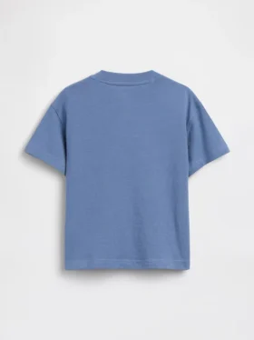 T-shirt med ficka och henleykrage för Baby & Småbarn