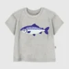 T-shirt med fiskmotiv för småbarn