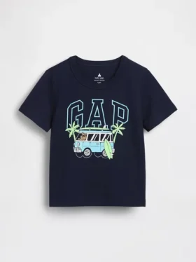T-shirt med grafiskt logo för Baby & Småbarn