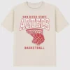 T-shirt med grafiskt motiv av San Diego State Universitys basketkorg