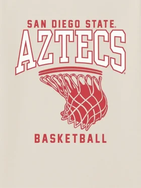T-shirt med grafiskt motiv av San Diego State Universitys basketkorg