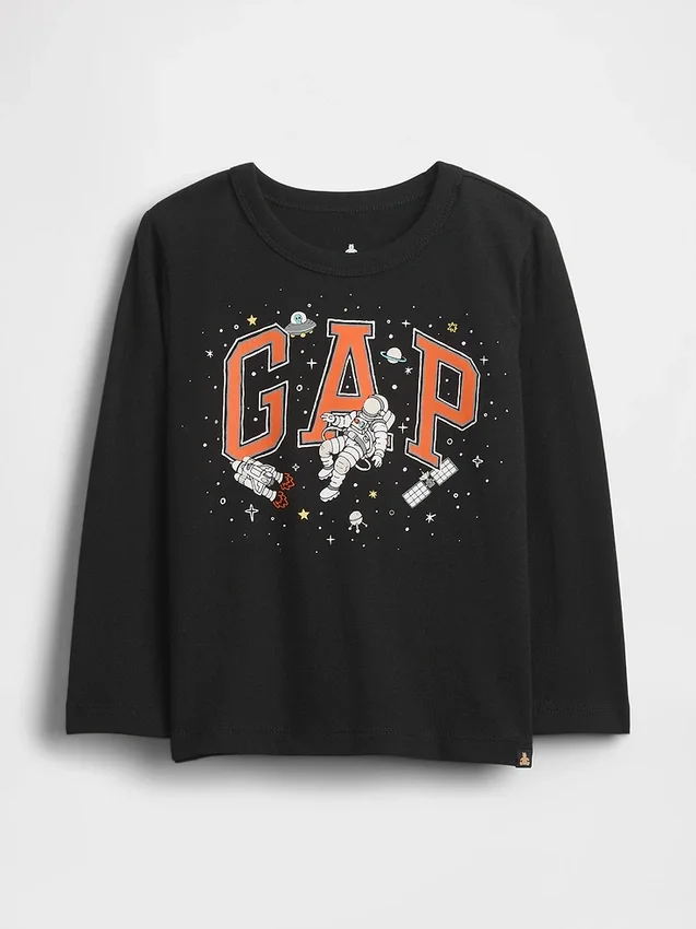 T-shirt med grafiskt tryck för Baby & Småbarn