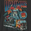 T-shirt med grafiskt tryck för barn: Transformers Optimus Prime Speed