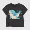 T-shirt med ”Its a Whale”-motiv för småbarn