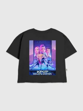 T-shirt med K-Pop Demon Hunters-motiv för barn