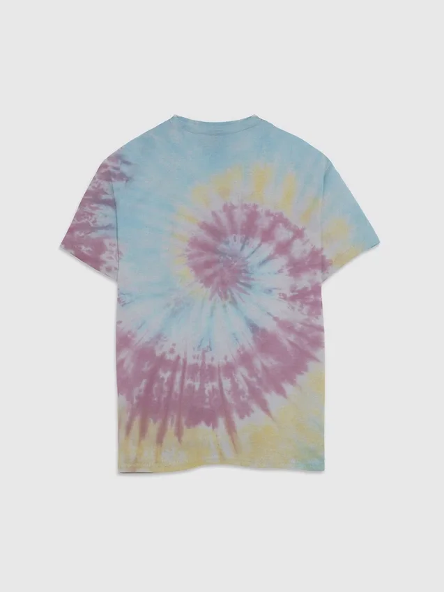 T-shirt med Lilo och Stitch-motiv i tie-dye-stil för barn