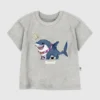 T-shirt med ”Marvel Rivals Jeff the Shark”-motiv för småbarn