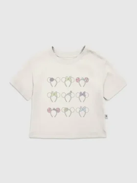T-shirt med Minnie Mouse-öron för småbarn
