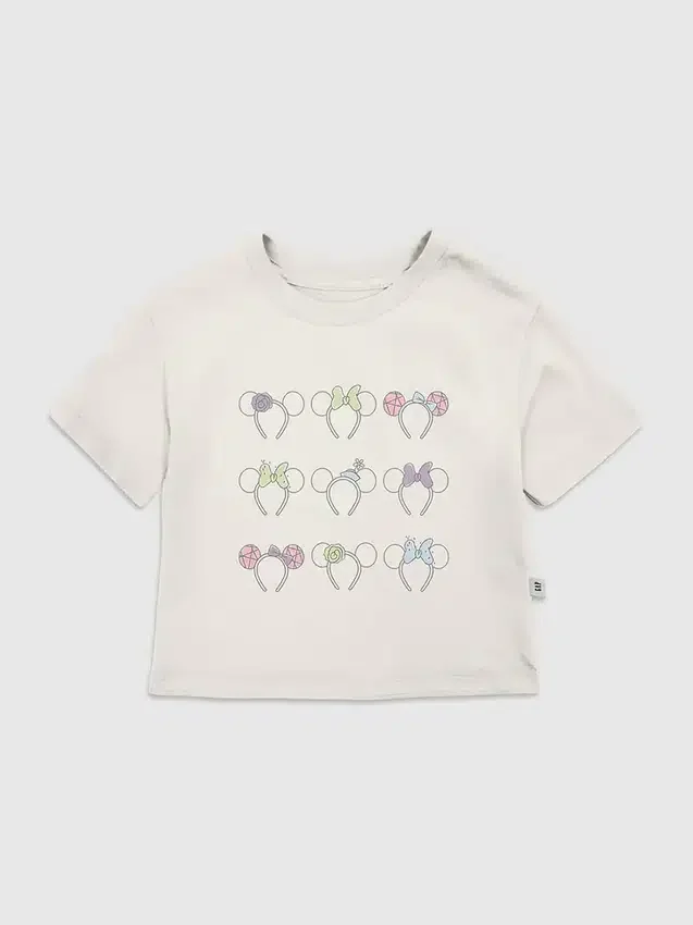 T-shirt med Minnie Mouse-öron för småbarn