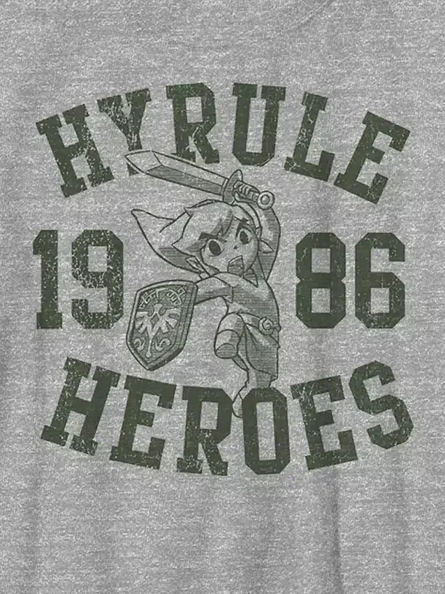 T-shirt med motiv från Nintendo Zelda Hyrule Heroes för barn