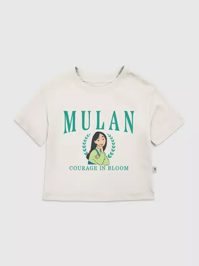 T-shirt med Mulan-motiv för småbarn