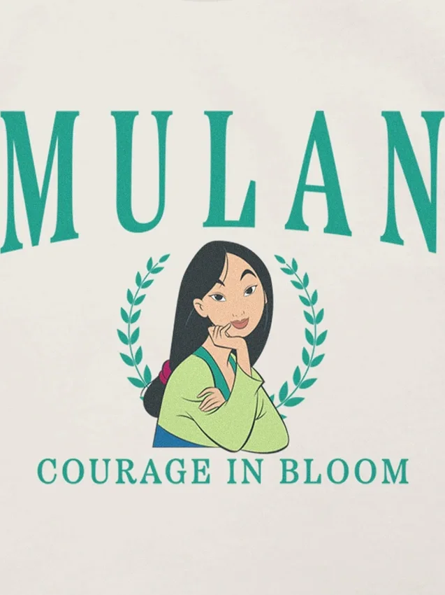 T-shirt med Mulan-motiv för småbarn