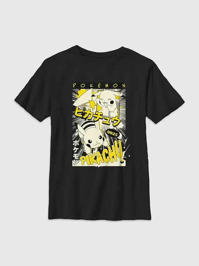 T-shirt med Pikachu-motiv för barn