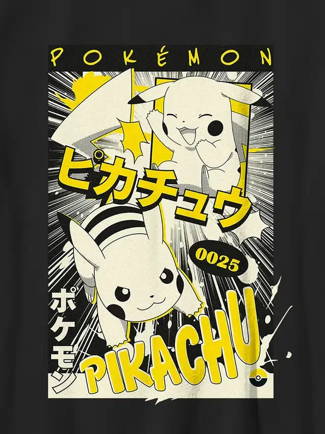 T-shirt med Pikachu-motiv för barn
